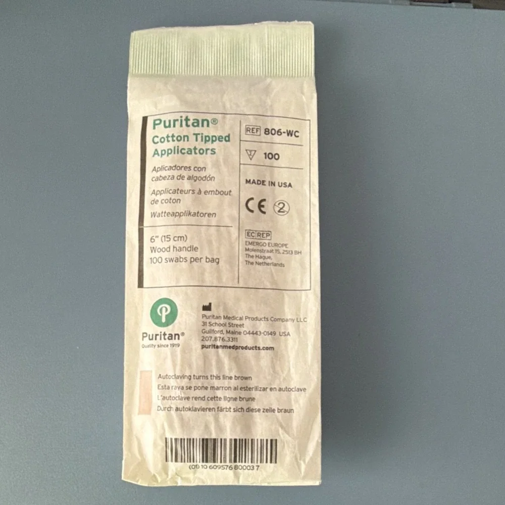 Puritan Cotton‎ Tipped Applicators 806-WC 6